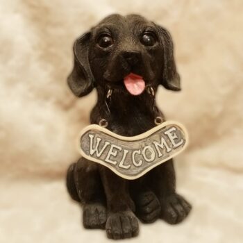 Welcome Dog Figurine