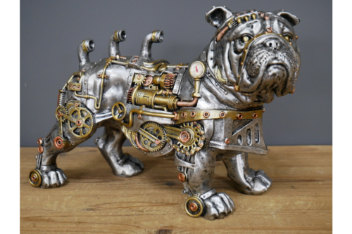 Steampunk Bulldog Side